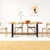 Dining Table Solid Rough Mango Wood 180 cm