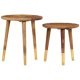 Coffee Tables 2 pcs Solid Sheesham Wood