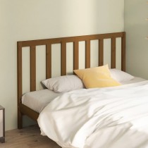 Bed Headboard 146x4x100 cm Solid Wood Pine