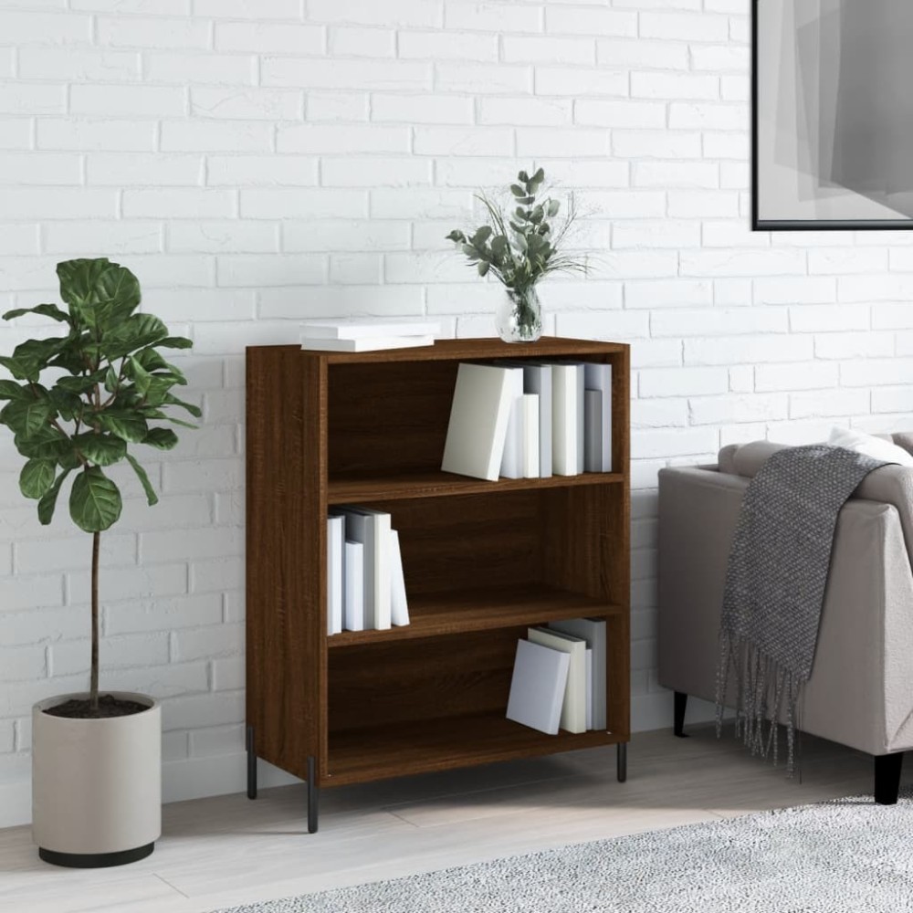 Shelf Cabinet Grey Sonoma 69.5x32.5x90 cm Engineered Wood