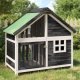 Dog Kennel Mocha 96x60.5x87 cm Solid Wood Pine