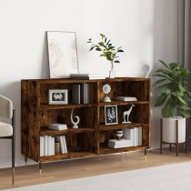 Sideboard Smoked Oak 103.5x35x70 cm Engineered Wood