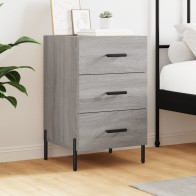 Bedside Cabinet Grey Sonoma...