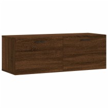Wall Cabinet Smoked Oak 100x36.5x35 cm Engineered Wood