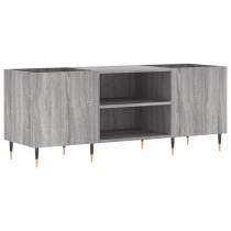 Record Cabinet Grey Sonoma 121x38x48 cm Engineered Wood