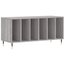 Record Cabinet Grey Sonoma 100x38x48 cm Engineered Wood