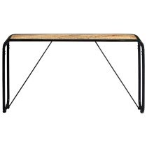 Console Table 140x35x76 cm Solid Rough Mango Wood