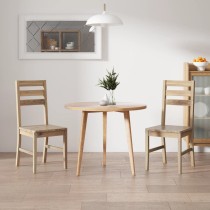 Dining Chairs 4 pcs Solid Acacia Wood