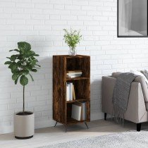 Shelf Cabinet Concrete Grey 34.5x32.5x90 cm Engineered Wood