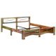 Bed Frame Solid Reclaimed Wood 140x200 cm
