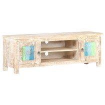 TV Cabinet 120x30x40 cm Rough Mango Wood