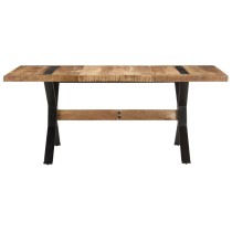 Dining Table 180x90x76 cm Solid Reclaimed Wood