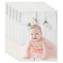 Bilderrahmen Collage 3 Stk. für Wand Tisch Weiß 21x29,7 cm MDF