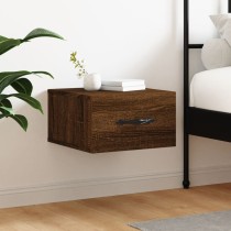 Wall-mounted Bedside Cabinet Concrete Grey 35x35x20 cm