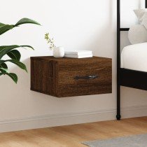 Wall-mounted Bedside Cabinet Concrete Grey 35x35x20 cm
