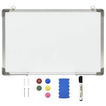 Magnetisches Whiteboard Weiß 110x60 cm Stahl