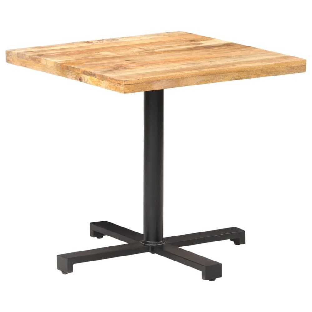 Bistro Table Round Ã˜70x75 cm Rough Mango Wood
