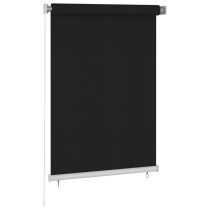 Außenrollo 220x230 cm Schwarz