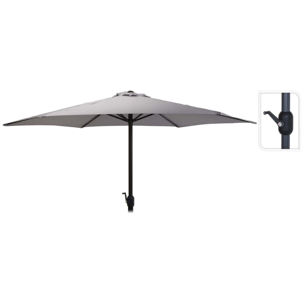 ProGarden Parasol Monica 270 cm Dark Grey