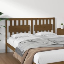 Bed Headboard White 155.5x4x100 cm Solid Wood Pine