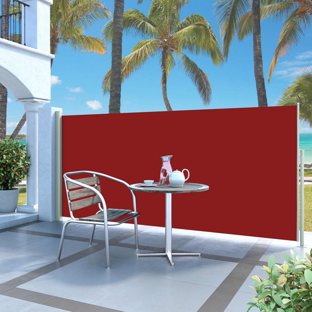 Retractable Side Awning 120 x 300 cm Brown