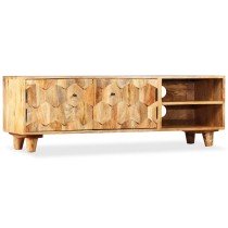 TV-Schrank Mangoholz Massiv 118 x 35 x 40 cm