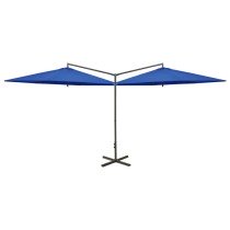 Double Parasol with Steel Pole Sand 600 cm