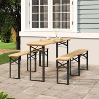 3 Piece Folding Beer Table...