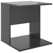 Side Table High Gloss Black 45x45x48 cm Engineered Wood