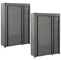 Fabric Wardrobe Brown