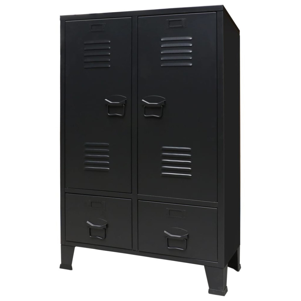 Industrial Wardrobe Anthracite 67x35x107 cm Steel