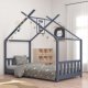 Kids Bed Frame Solid Pine Wood 80x160 cm