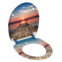 SCH TTE Toilet Seat with Soft-Close Quick Release SUNSET SKY