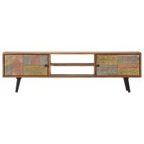 TV-Schrank 140×30×40 cm Massivholz Akazie