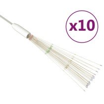 Feuerwerkslichter 10 Stk. Mehrfarbig 20 cm 1400 LEDs