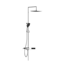 SCH TTE Overhead Shower Set BLUEPERL Chrome