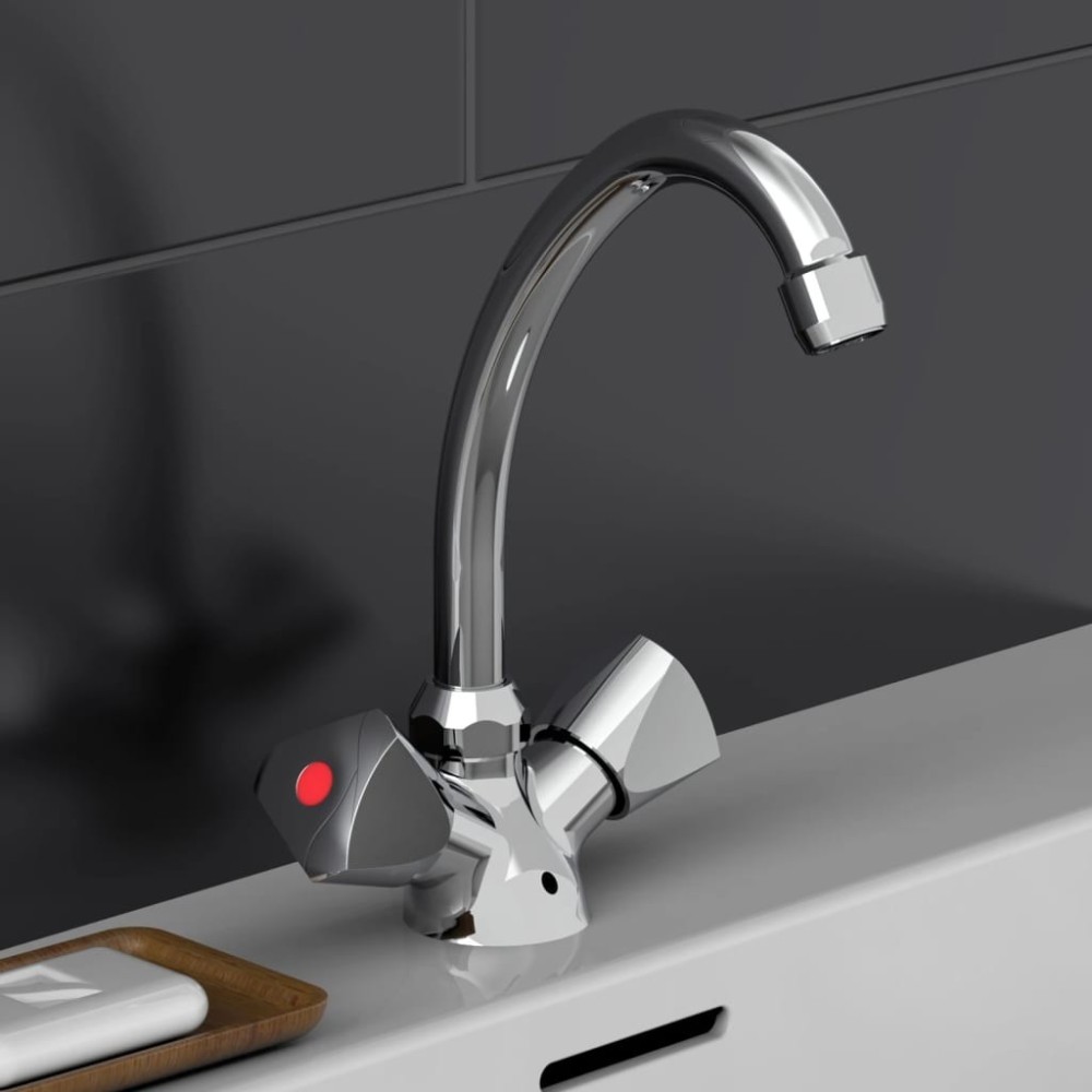 SCH TTE 2-Handle basin mixer SAVINO Chrome