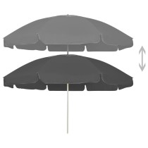 Beach Umbrella Blue 240 cm