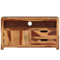 TV-Schrank 90x34,5x50 cm Massivholz Akazie