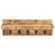 Wall Mounted Coat Rack 60x15x20 cm Solid Rough Mango Wood