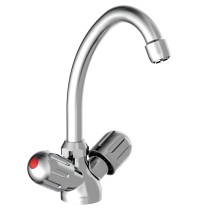 SCH TTE 2-Handle Sink Mixer PERUZZI Low Pressure Chrome