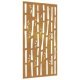 Garten-Wanddeko 105x55 cm Cortenstahl Bambus-Design