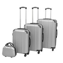 Four Piece Hardcase Trolley Set Anthracite