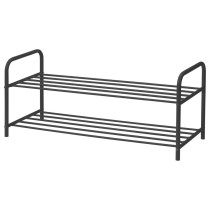 Storage Solutions Shoe Rack with 2 Levels 91x35x38.5 cm