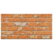 3D Wall Panels with Light Brown Brick Design 11 pcs EPS