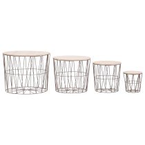 Coffee Table 4 pcs Copper