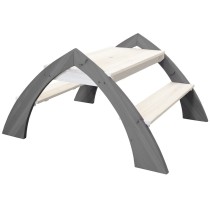 AXI Children's Picnic Table Delta Grey and White A031.023.00