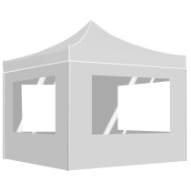 Professional Folding Party Tent with Walls Aluminium 6x3 m Blue