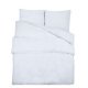 Duvet Cover Set White 200x220 cm Cotton