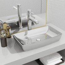 Wash Basin 71x38x13.5 cm Ceramic Gold